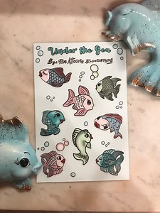 Stickers poissons - Etsy France