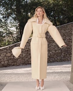 Gigi Hadid modeling for Jacquemus in Paris, France today - 29/01. | Gigi Hadid Fan Club
