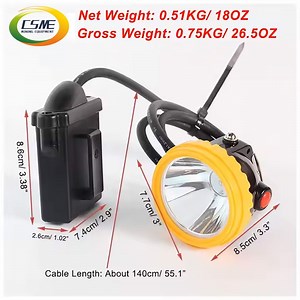 [Hot Item] Cordless Cap Lamp Miner's Lamp Head Light Head Lamp Mining Lamp Underground