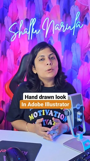 Hand drawn look for Logos, posters and artworks. ✨#aitutorial #illustratortuts #illustratortutorial #learnillustrator #illustrationartist #graphicdesigner #abstractlogo #learnlogodesign #illustratorteacher #illustrator #adobeillustrators #illustratortipsandtricks #Shallunarula | Shallu Narula | Facebook