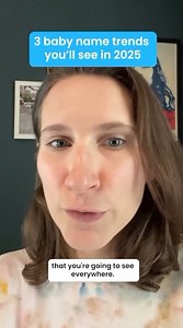 3.6K views | From the Paris Olympics to celebrity feuds, baby name inspiration is everywhere! Here are three baby name trends we predict that we'll see rise in popularity in 2025, straight from Editorial Director Robin Hilmantel. https://www.babycenter.com/baby-names/most-popular/baby-name-trends-2025 | BabyCenter | Facebook