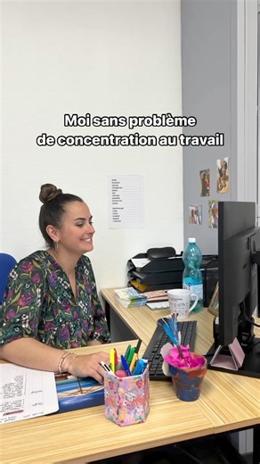 Qui a aussi un problème de concentration au travail 🤣 #humour #collegue #work #travail | Le P'tit Club
