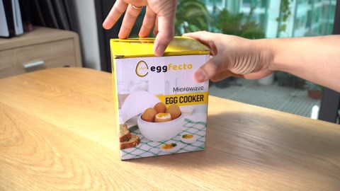 Microwave Egg Cooker - Rapid Soft, Medium and Hard Boiled Egg Cooker for Up to 4 Eggs