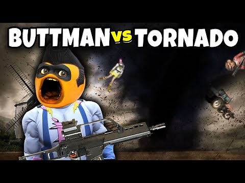 Adventures of Buttman #26: BUTTMAN vs TORNADO (Annoying Orange GTA V)