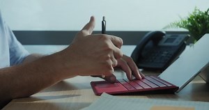 Frustrated Businessman Working Laptop Computer Office Stock Footage Video (100% Royalty-free) 1026840572 | Shutterstock