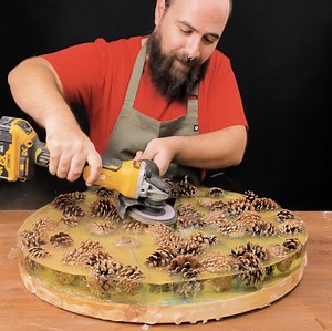 Ajouter une table en époxy à votre balcon Génial ! | Les Cracks du Bois