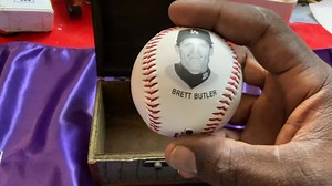 1.5K views · 18 reactions | Sold Brett Butler baseball and Brett Butler autographed/Chevron baseball | Ivy Calvin Storage Wars | Facebook