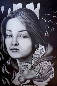 Graphite Pencil Drawing ''wish Tree'' - Etsy UK