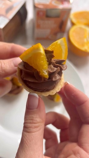 2.5K views | CHOCOLATE AND ORANGE TARTS Our Skinny Bakery Frostings...