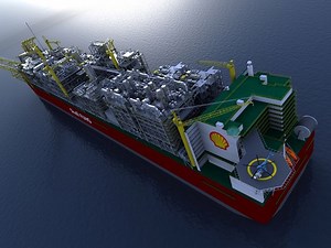 Shell leads LNG competitors with biggest ship