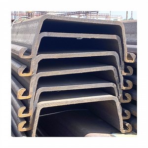 [Hot Item] Prime Hot Sale U Type ASTM Standard 400X100X10.5mm 400X125X13mm Larsen Hot Rolled Steel Sheet Pile