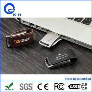 [Hot Item] Popular Memory Pendrive Leather USB Flash Disk Hot USB Key