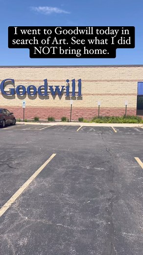 Goodwill Passes #goodwill #thrifting #thrift #fy #trendingreelsvideo #reelsfacebook #viralreelsfbpage #facebookreels #fun #art | Glitter and Mason Jars