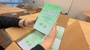 1.6K views · 18 reactions | Contracts are here! Look for delivery of state contracts by local chapters soon! Leaders will begin picking up contracts this week for delivery to each member. | OCSEA | Facebook