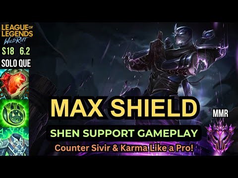 Wild Rift Shen Support Guide - How To Maximize Shield - Build, Runes & Gameplay Tips