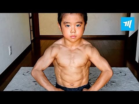 The strongest 6 year old boy in the world