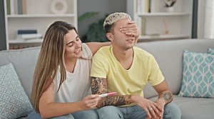 Beautiful Couple Surprise Pregnancy Test Home Stock Footage Video (100% Royalty-free) 1108584765 | Shutterstock