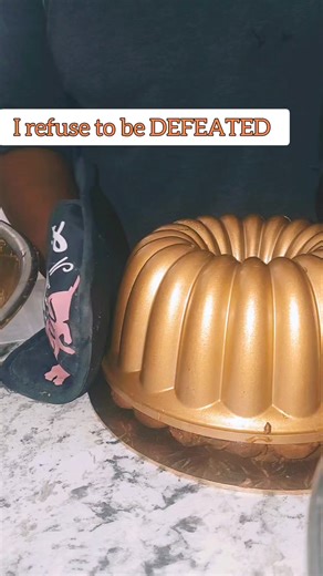 By any means necessary #reel #tipsandtricks #bundtcake #nordicware #bakerslife #cakelife | Mama Sofana's Buttercream Dreams