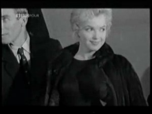 Marilyn Monroe in England footage 1956