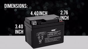 YTX4L-BS AGM BATTERY Replacement for HONDA 125CC CRF125F 2014-2018