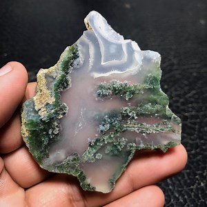 Scenic Green Moss Agate Slab, Polished Gemstone, Java Island - Etsy Canada