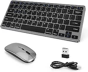 Wireless Keyboard and Mouse Combo