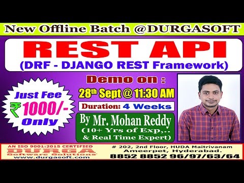 REST API Offline Training @ DURGASOFT