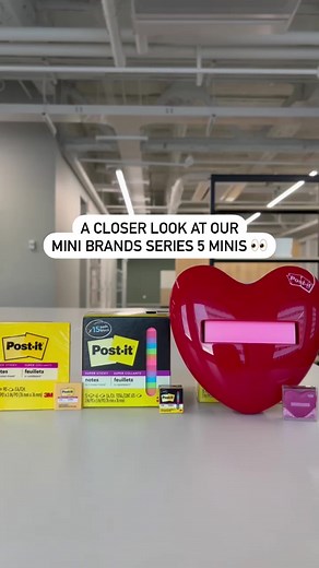 7.5K views · 21 reactions | These Post-it® Brand Mini Brands products may be small, but they sure are a big deal!  Have you found any of these minis in the Mini Brands Series 5 capsules yet?  #postitnotes #minibrands #minibrandss5 #minibrandsseries5 #ministationery | Post-it | Facebook