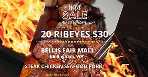 🥩20 RIBEYES $30 🥩 - 🔥 Bellis Fair Mall 🔥 USA Premium Reserve Steaks! Gourmet Chicken! Premium Pork! Supreme Seafood! 💥 Wholesale Prices!💥 Comment! Share! Like! Follow! FOR A CHANCE TO WIN FREE RIBEYES ⏰ Mark the Interested or Going Button ⏰ FOR A CHANCE TO WIN FREE RIBEYES 💥 July 15th - July 19th 💥 | Essential Foods Direct
