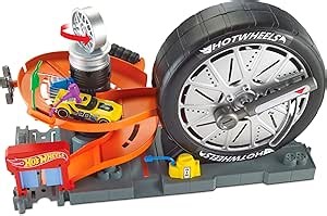 Hot Wheels City Super Spin Tire Shop Playset
