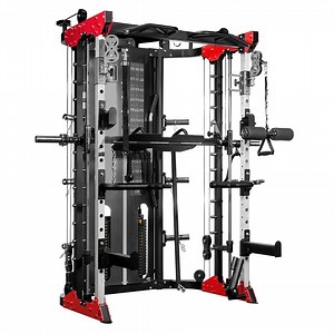 [Hot Item] Commercial Home Gym Multi Function Smith Power Rack Cable Crossover