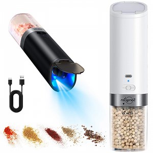 [Hot Item] Kitchen Tools Gravity Electric Mill Spice Salt Pepper Grinder