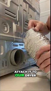 How To Install Dryer Vent: Step-by-Step Guide #shorts