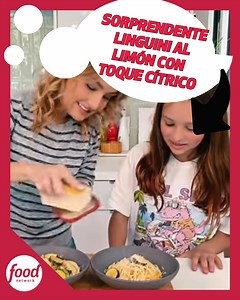 Descubre cómo Giada te cautivará con esta increíble receta casera de linguini con limón y calabazas | Food Network Latinoamérica