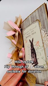 Milo Update 🐰 Milo is on 2 antibiotics and meloxicam as well as a probiotic. He had to get have molars filed down due to spikes causing a lot of discomfort. He’s breathing better tonight. He’s home with his foster Dad. Will you please help us with a donation for Milo? We have some fall photo albums available for a $20.00 donation. To Receive a Mini Album 🐰 Make a minimum $20.00 donation. 🐰 Email us the top 3 album numbers of your choice to FriendsofUnwantedRabbits@gmail.com. Be sure to includ