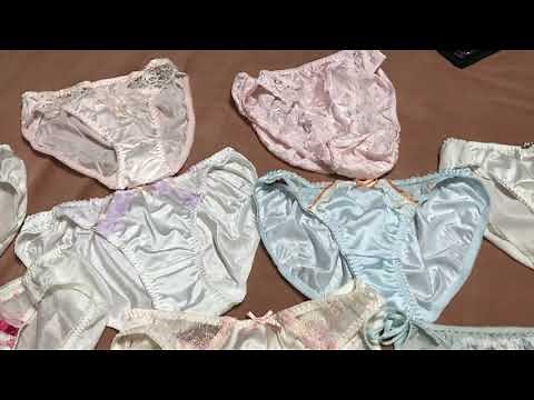 My Pretty Underwear Panty Collection #1 | Shiny Nylon Lingerie Satin Panties