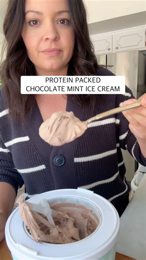 Protein packed chocolate mint ice cream recipe #carnivorediet #carnivorelifestyle #carnivorerecipes