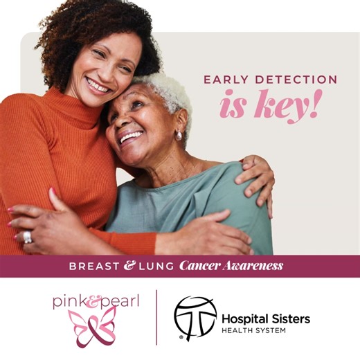 Breast cancer causes 14% of cancer deaths in women, lung cancer 21%. Both are highly treatable when caught early. | Hospital Sisters Health System