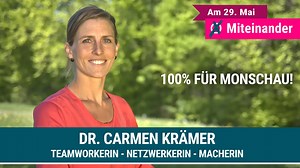 Für ein neues Miteinander geben Sie mir am 29.05. Ihre Stimme! #miteinander #überparteilich #zukunftgestalten #bürgermeisterin #monschau #carmenfürmonschau | Carmen Krämer