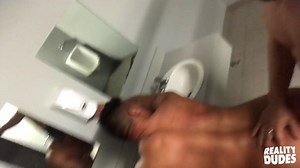 Muscular Men Sex In The Restroom