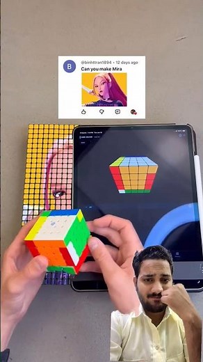 maked the photo and solve with apk 🔥😱🤯 #rubikscube #rubikscube #sidcuber #puzzle ‪@cube_380‬