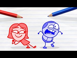 Pencilmation Compilation: Little Blue Man + Harry Potter & Cop