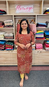 13K views · 289 reactions | Printed Cotton Fabric Slitted Kurti with...