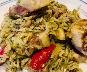 Instant Pot Bhagi Rice with Pigtails. I don’t want to get into the habit of posting my food videos on this page . However, I’ve seen a lot of feedback on here from anything food . Please go like my page Victuals Organics and Dessert Catering , for everything food I post . If you are on Instagram also follow Victuals Organics . When you google Victuals Organics , I’m the only business in the world that shows up . Victuals means , Food and Beverage. The lord gave me that word in a dream. I myself 