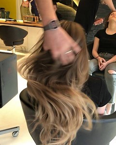 Live @ #avalonhair #avalonteam #cutandcolor #revlonprofessional using Labelm #labelm texturising volume spray #londonfashionweek #officialhaircareproduct | Avalon HAIR