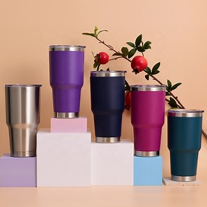 [Hot Item] 30oz 900ml Manual Gift Insulated Zhejiang Yongkang Double Wall Insulation Thermos Vacuum Cup with Straw