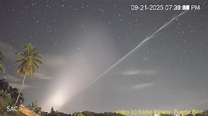 A Trident-II D5 SLBM launch in the Atlantic on 21 September 2025: analysis of footage from Puerto Rico (UPDATED)