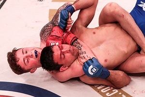8.1K views · 240 reactions | Let's run it back to "The Strabanimal's" first US win ⏪ Will James The Strabanimal Gallagher secure yet another submission win as he takes on James Gonzalez in a feature bout at Sanford Sports Complex?  #Bellator298 | LIVE on August 11th BBC iPlayer  / Virgin Media Sport  | Bellator Europe | Facebook