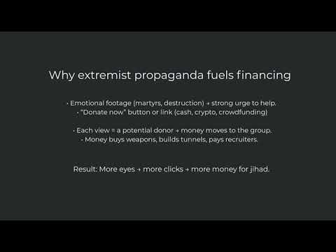 CAN SHARING PROPAGANDA FINANCE JIHAD?