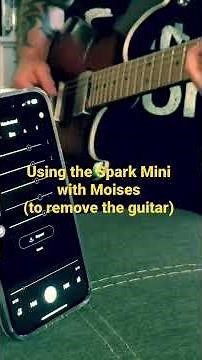Spark Amp with Moises App #shortsclip #metallica #positive grid #spark #shorts #youtubeshorts